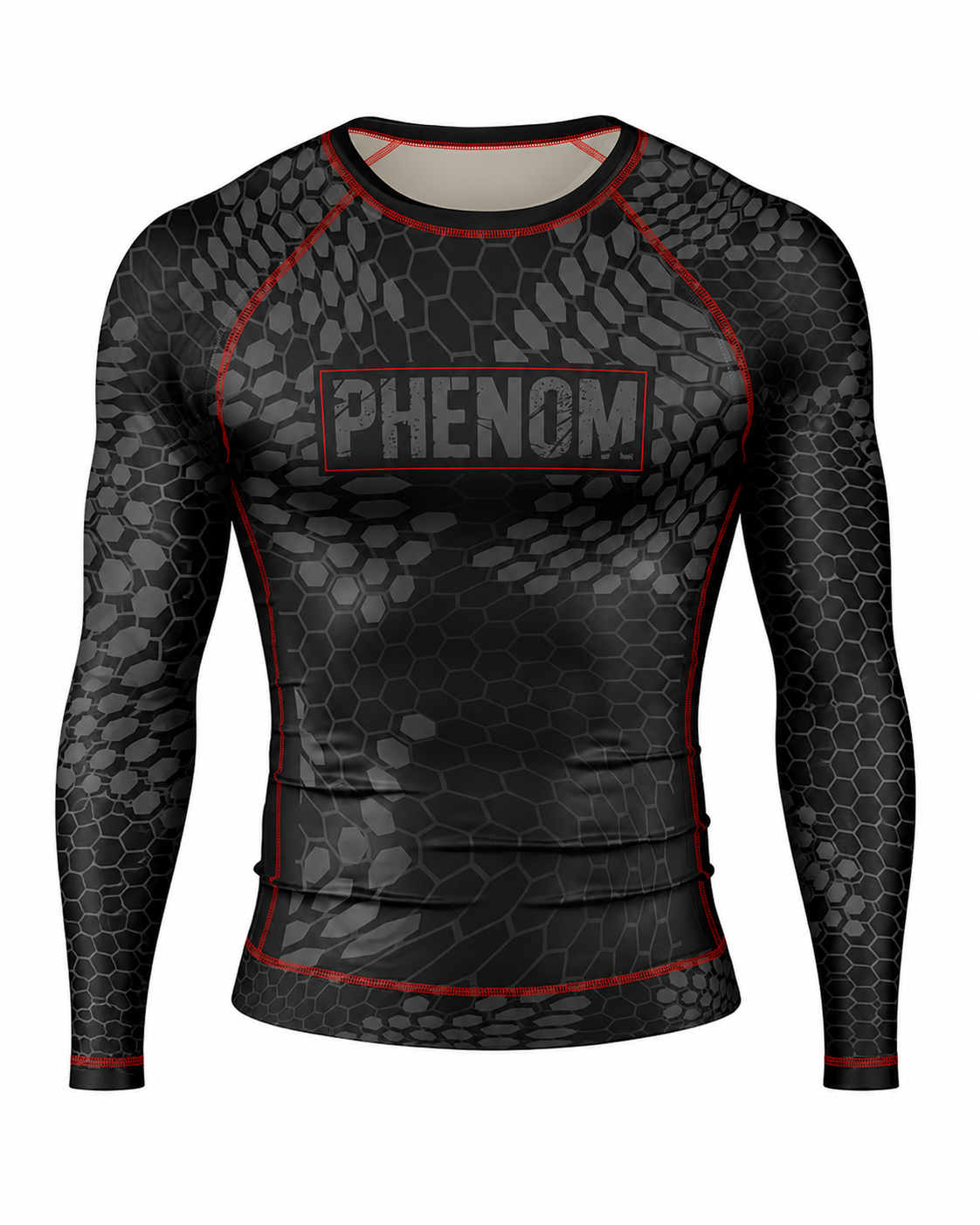 PRE-ORDER** PHENOM – HEXCORE Ranked Rash Guard - Youth Sizes