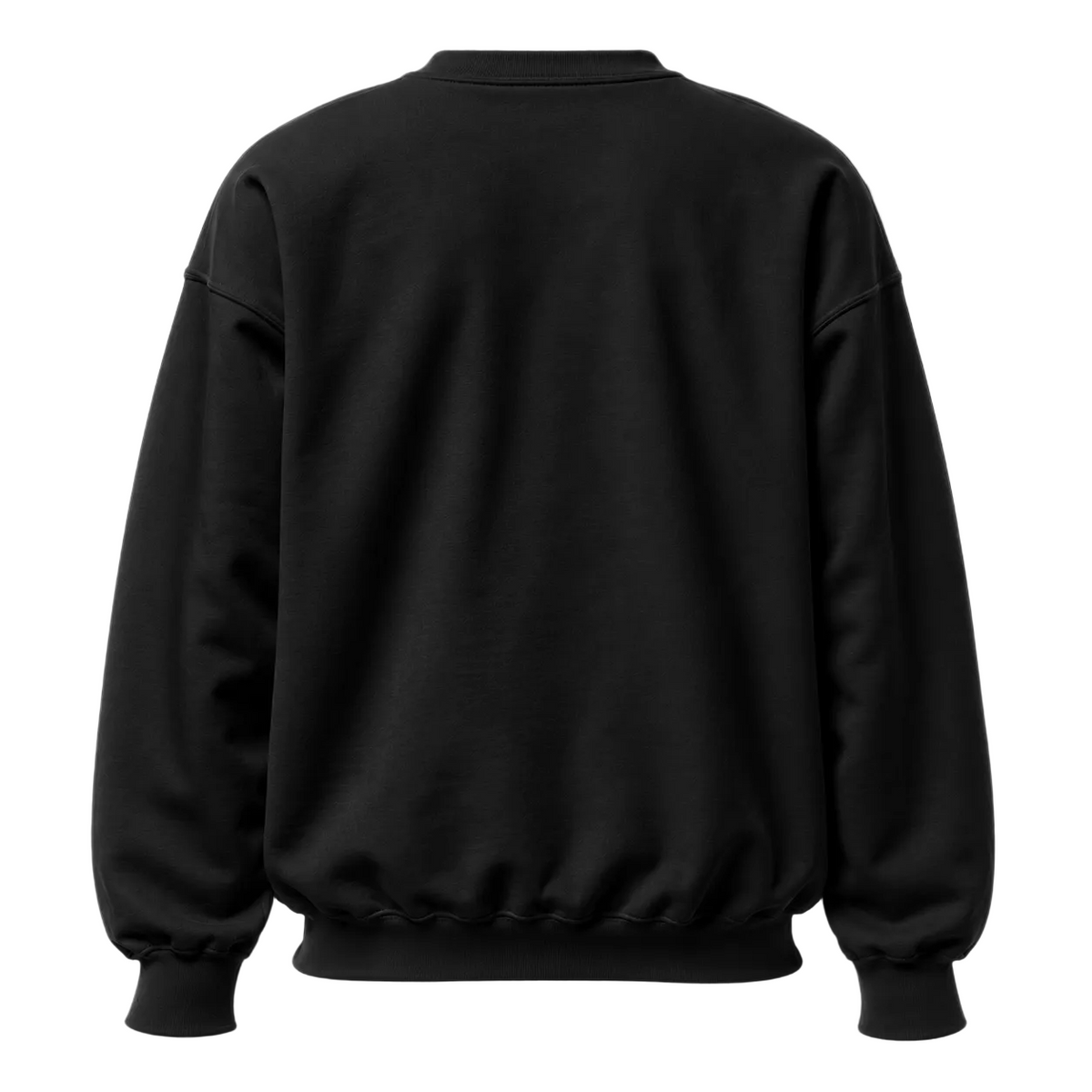Black_Crewneck_Sweatshirt_Back_View