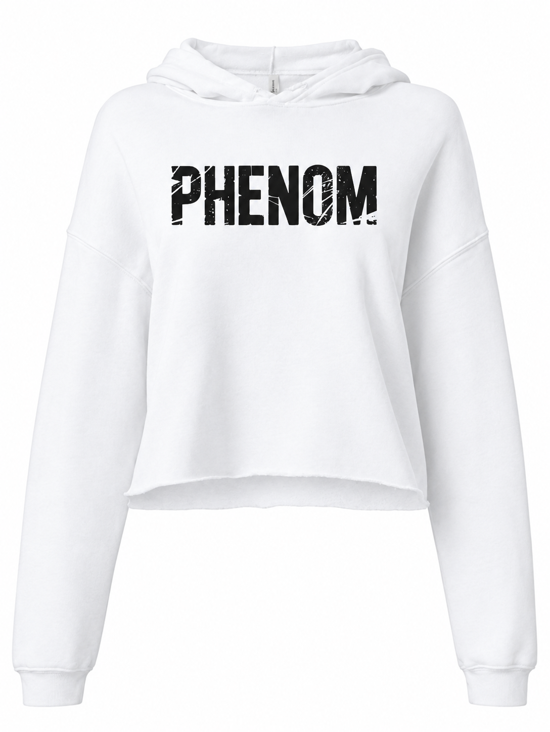 phenom-womens-crop-hoodie-white-front-logo