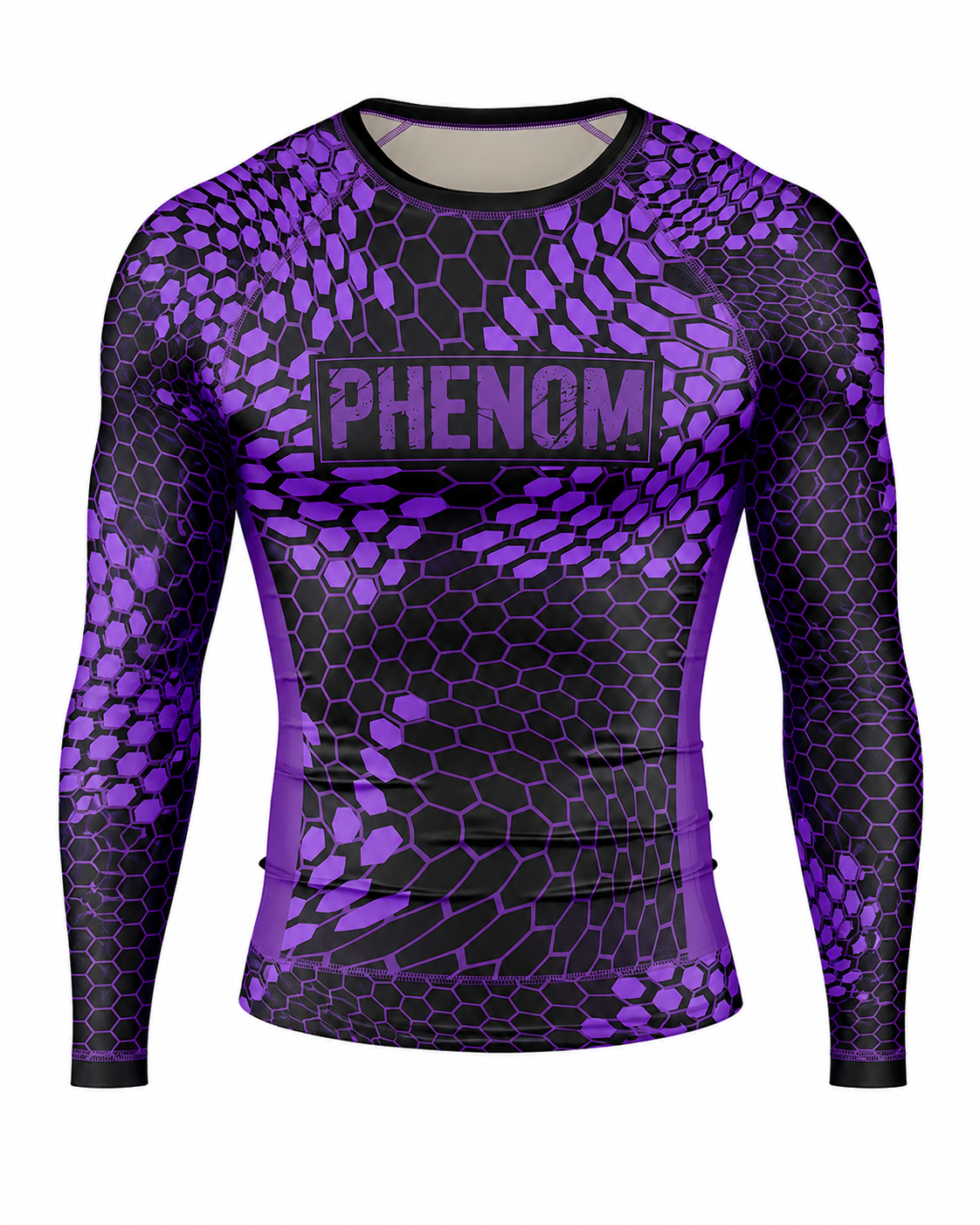 PRE-ORDER** PHENOM – HEXCORE Ranked Rash Guard - Youth Sizes
