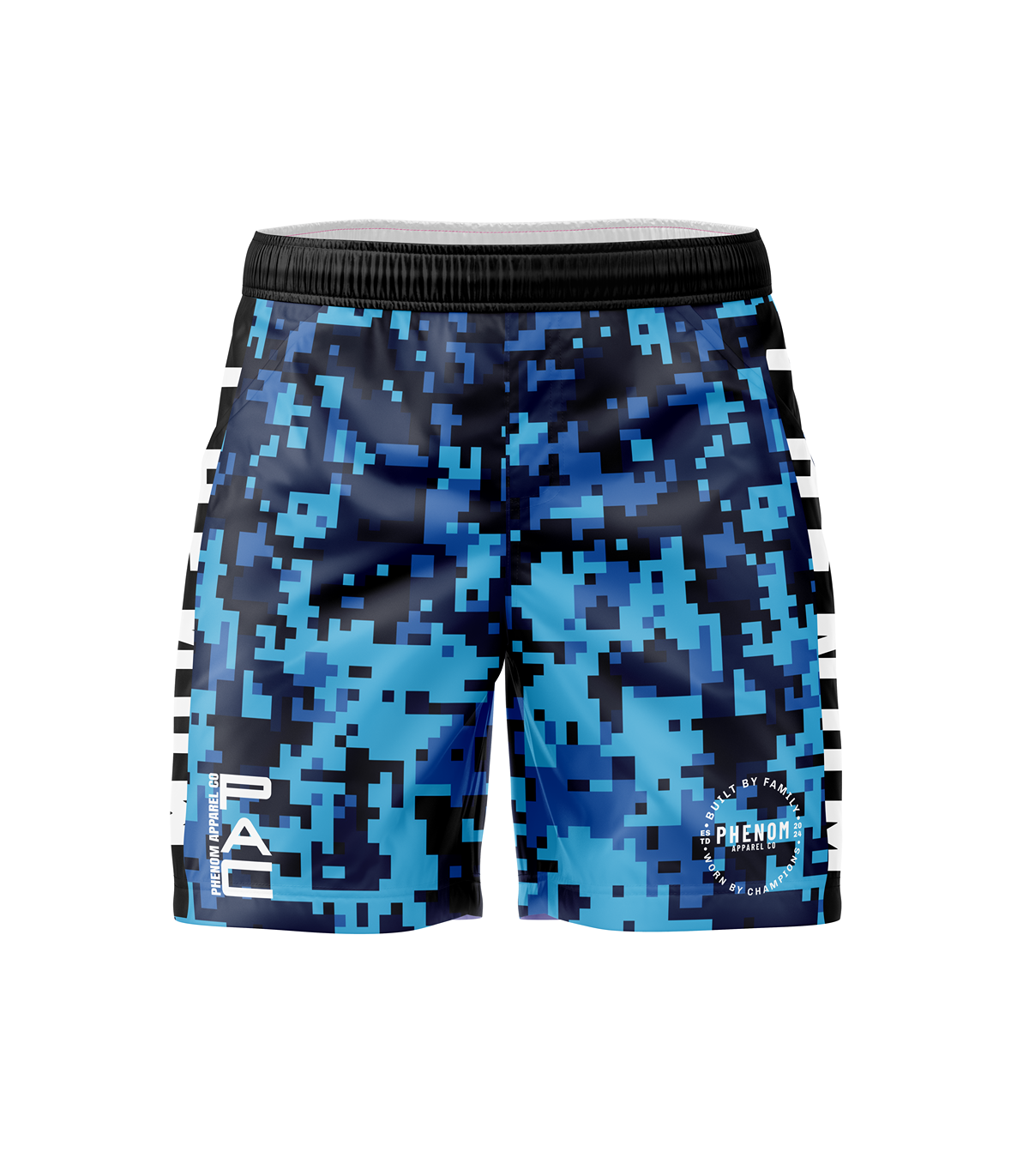 PHENOM FIGHTWEAR – PIXEL STATIC - Grappling Shorts