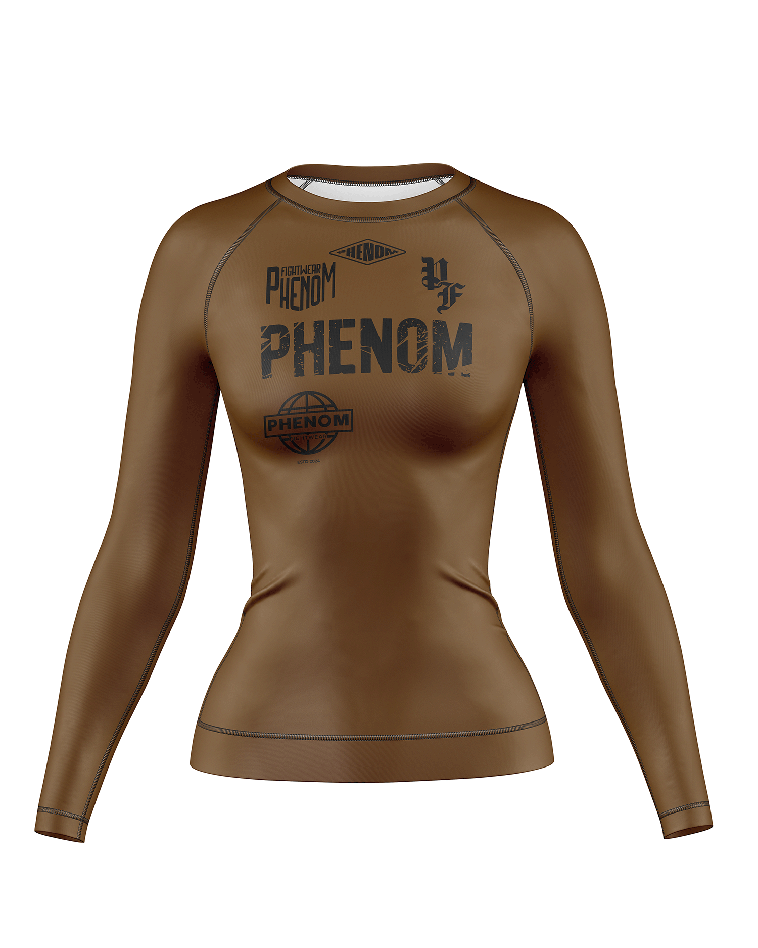 PHENOM FIGHTWEAR - APEX COMPETITOR - Ladies Long Sleeve Rash Guard