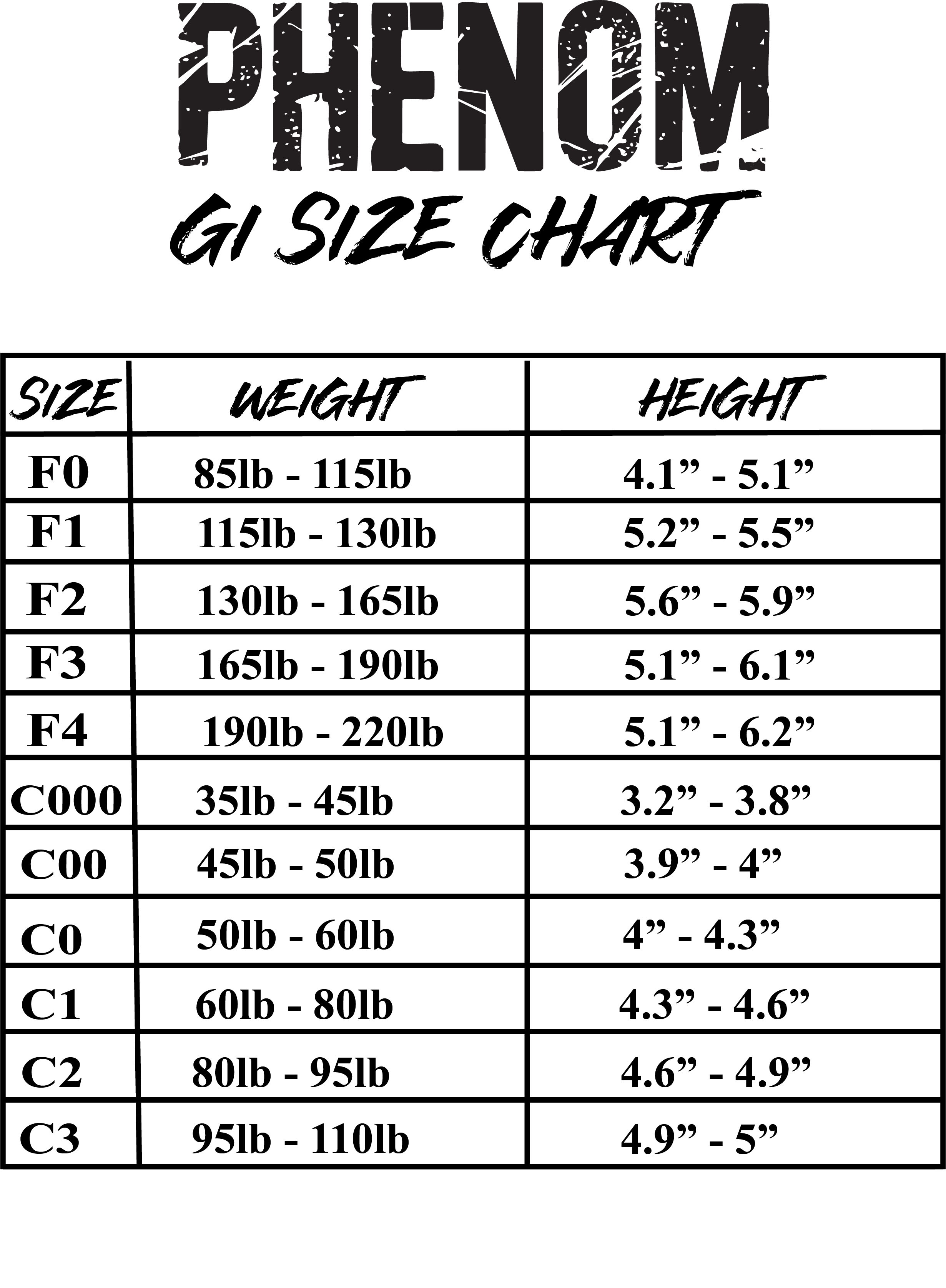 PREORDER** PHENOM FIGHTWEAR - TIMBERLINE GI - Limited Drop