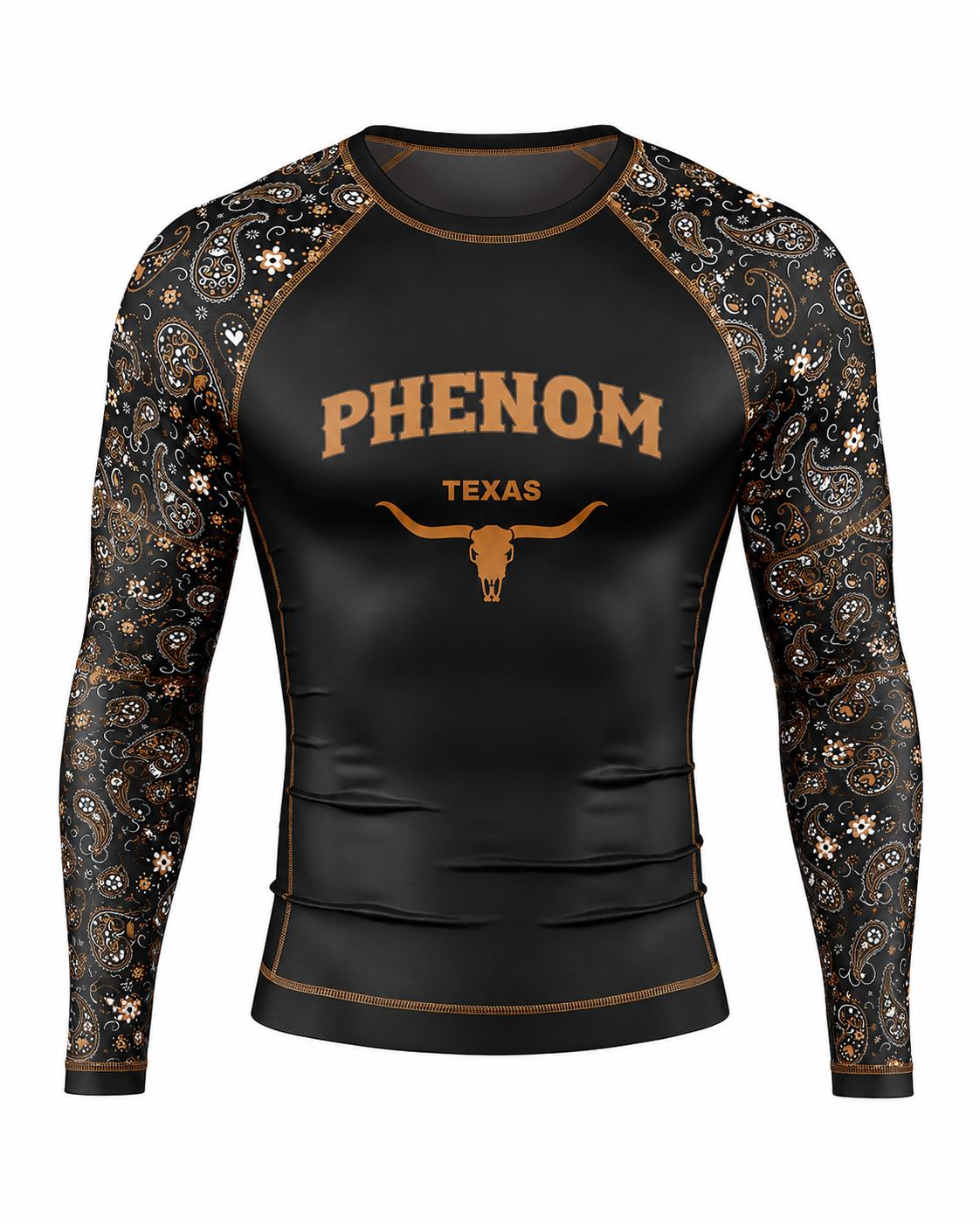 mens long sleeve rash guard texas collection