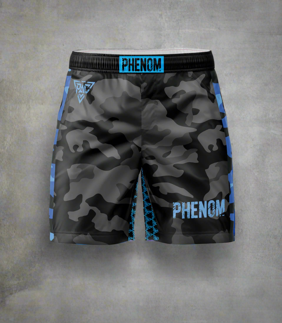 phenom-youth-grappling-shorts-blue-camo-series-front-men-women-adult