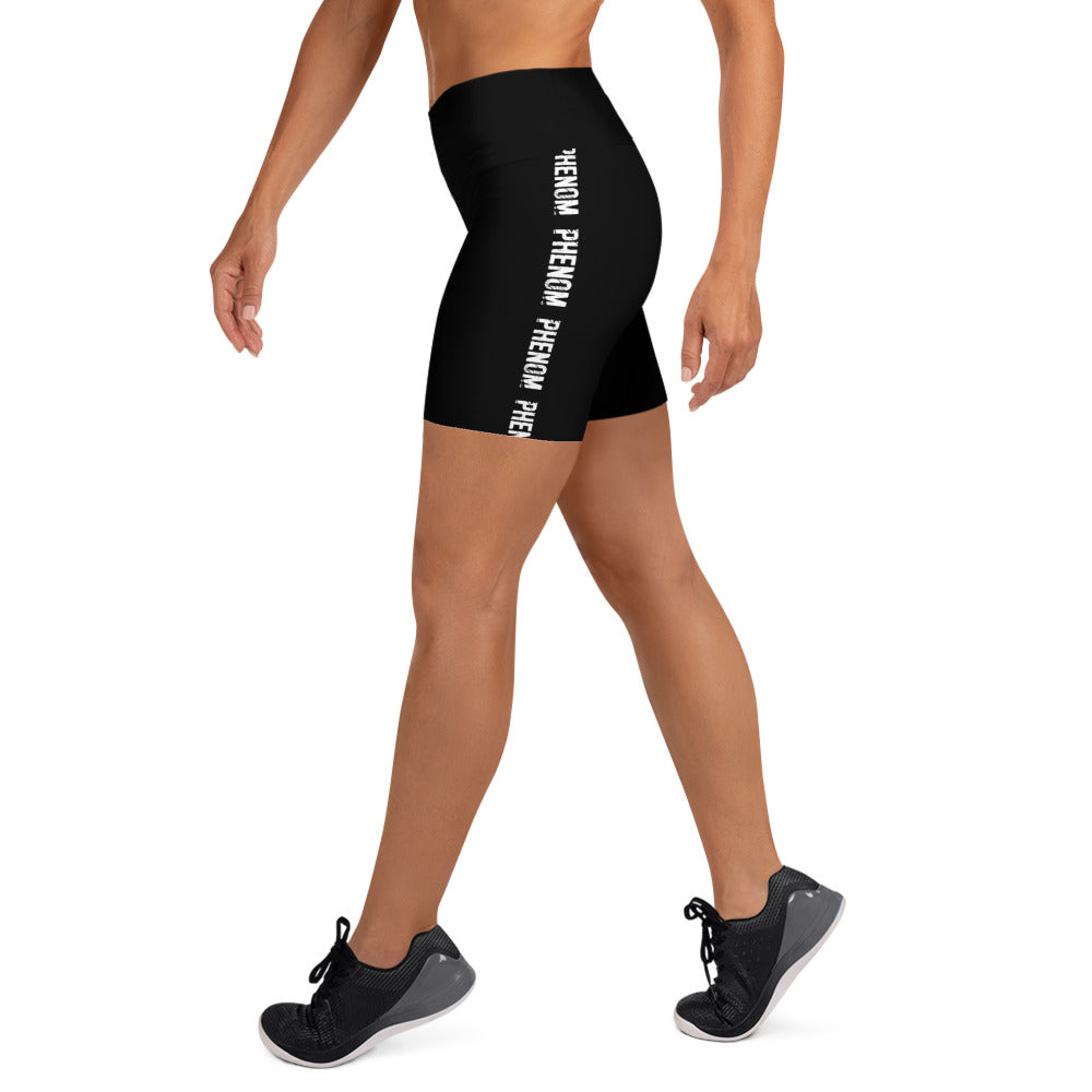 phenom front black shorts left side