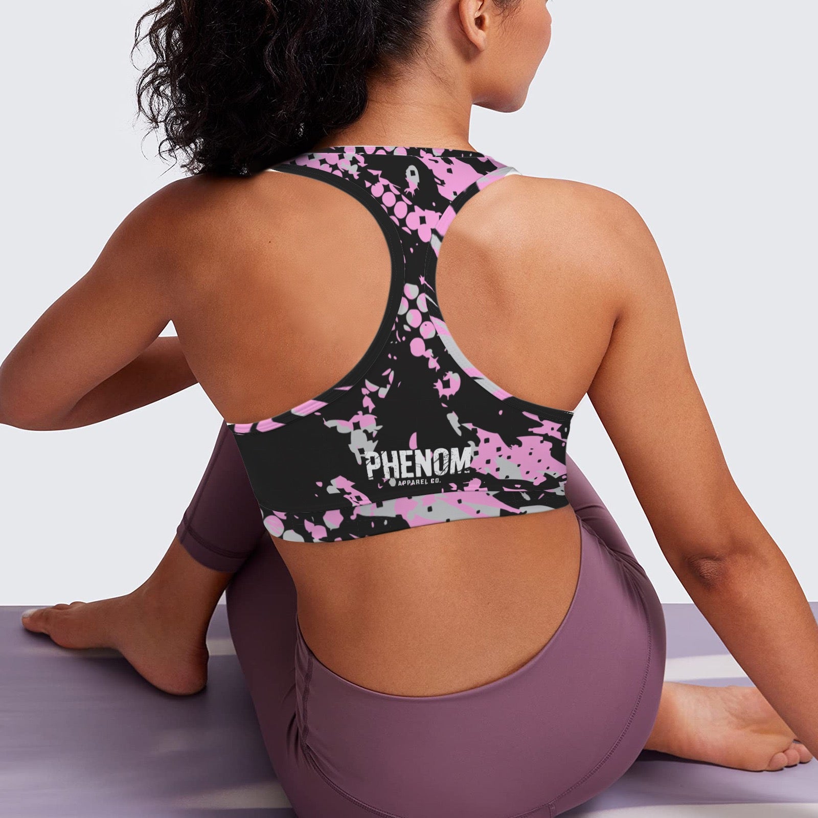 womens-racerback-sports-bra-pink-abstract-back