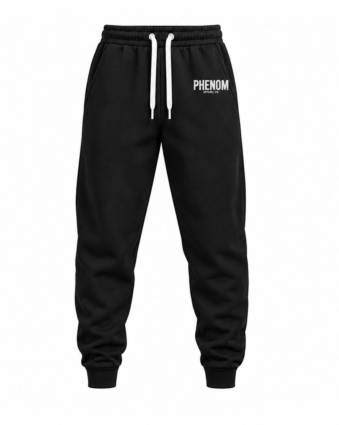 black_PHENOM_Apparel_Joggers_embroidered-front