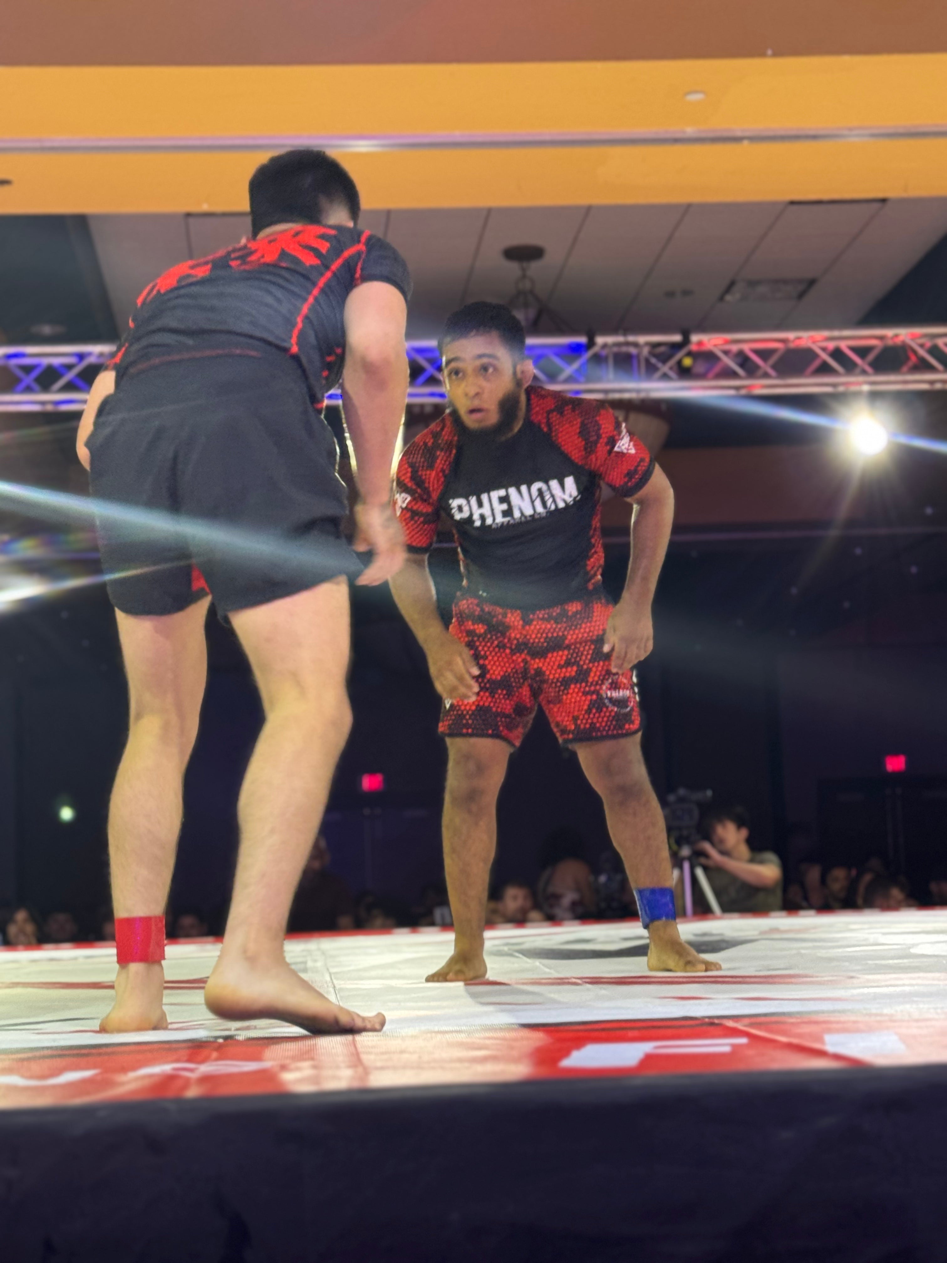 PHENOM - ADULT GRAPPLING SHORTS - RED CAMO