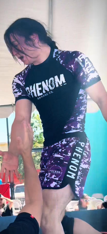 PHENOM - Men's Digital Camo - Rash Guard