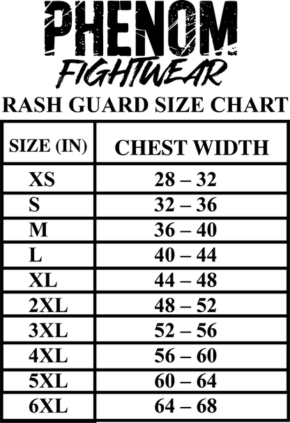 PHENOM FIGHTWEAR - Turquoise - Adult Rash Guard