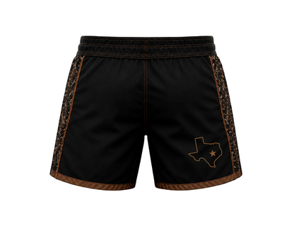 PHENOM TEXAS COLLECTION UNISEX GRAPPLING SHORTS BACK