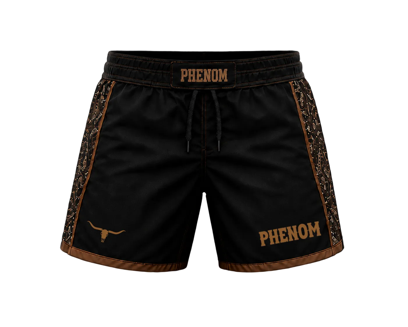 PHENOM TEXAS COLLECTION UNISEX GRAPPLING SHORTS FRONT