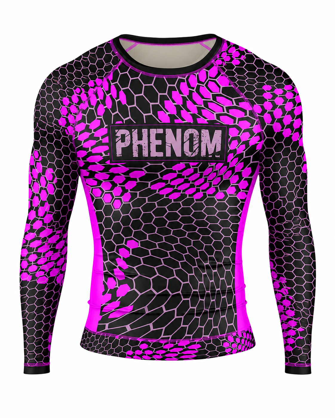 PRE-ORDER** PHENOM – HEXCORE Ranked Rash Guard - Youth Sizes
