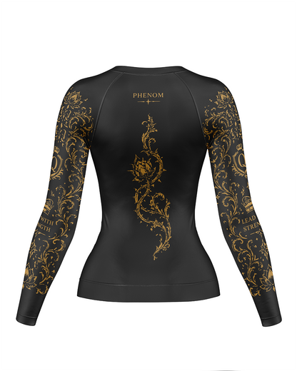 PRE-ORDER** PHENOM - Queendom Rash Guard - Long Sleeve - Limited Drop