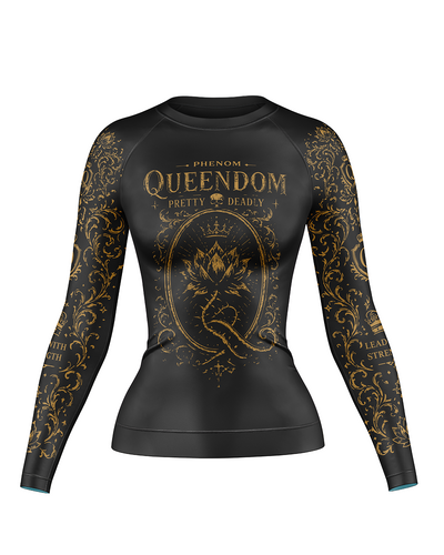 PHENOM Queendom Long Sleeve BJJ Rash Guard, alternate view 2