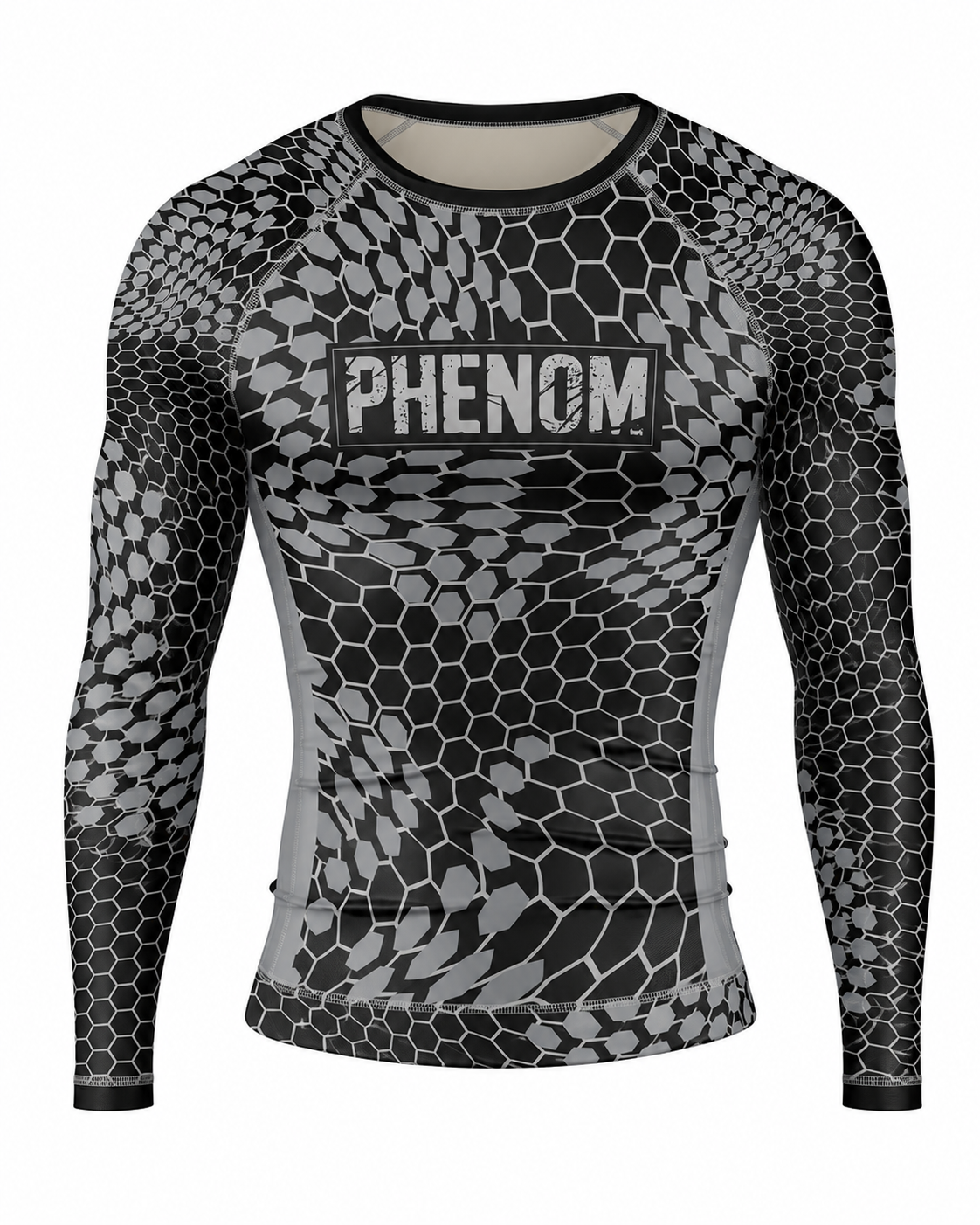 PRE-ORDER** PHENOM – HEXCORE Ranked Rash Guard - Youth Sizes
