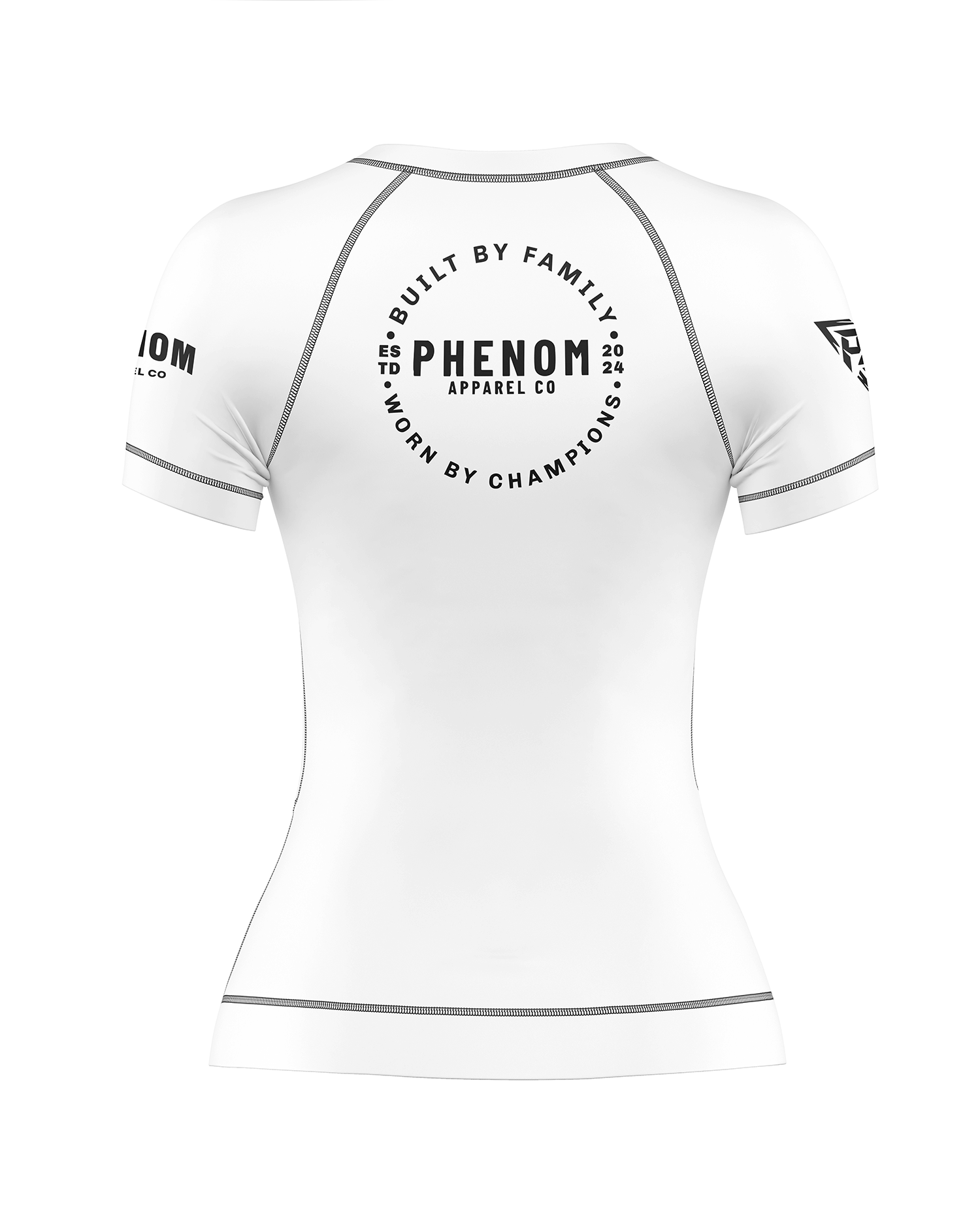 PHENOM FIGHTWEAR - APEX COMPETITOR - Ladies Rash Guard - Short Sleeve - [BWI]