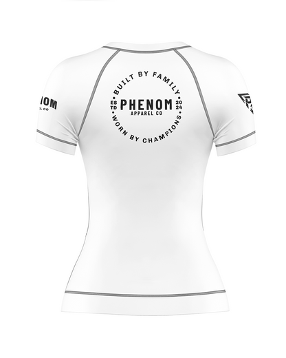 PHENOM FIGHTWEAR - APEX COMPETITOR - Ladies Rash Guard - Short Sleeve - [BWI]