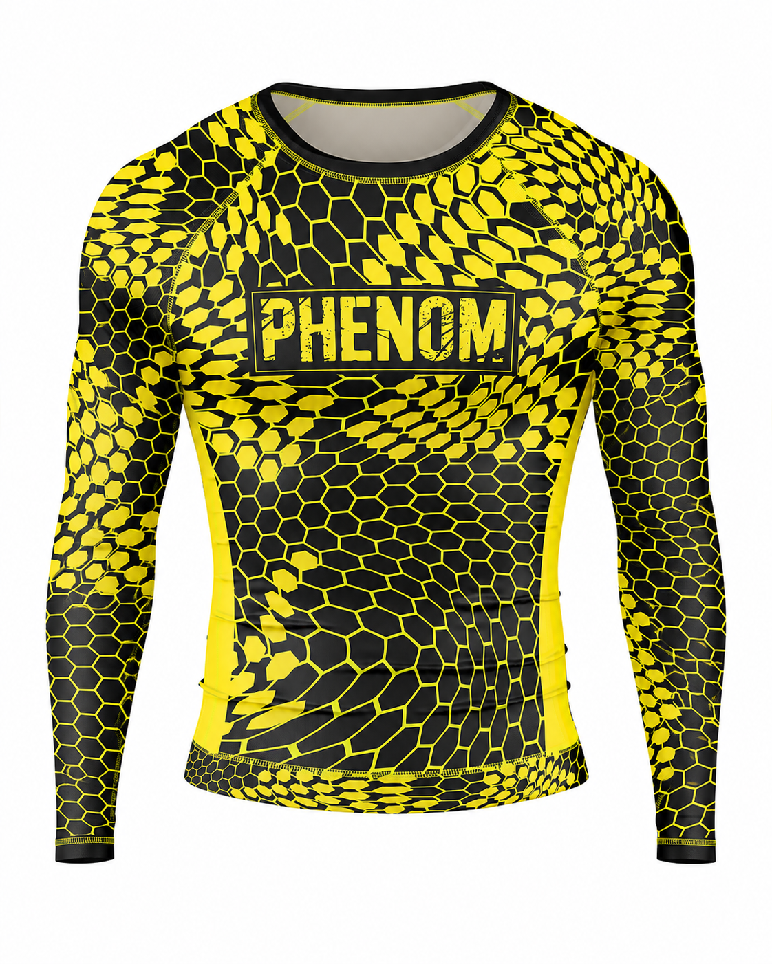 PRE-ORDER** PHENOM – HEXCORE Ranked Rash Guard - Youth Sizes