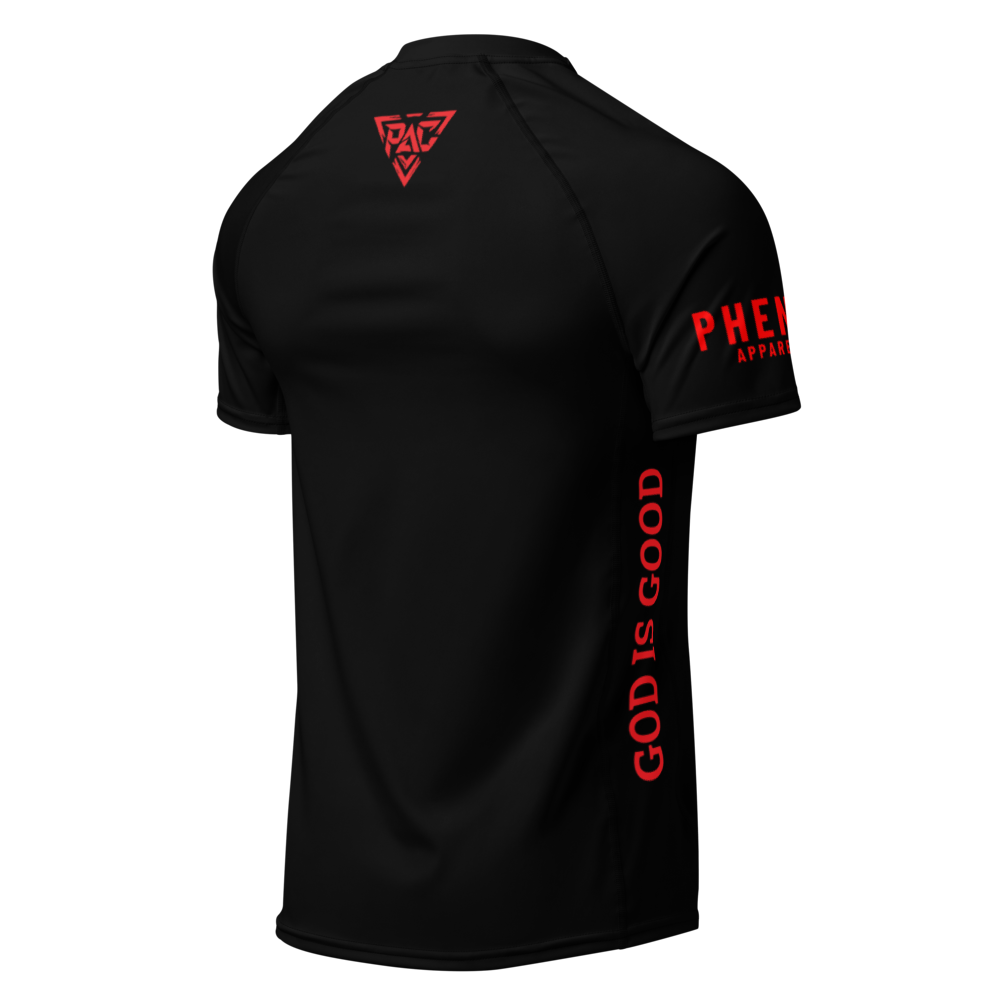 PHENOM - Lion | Cross - Short Sleeve - Rash Guard