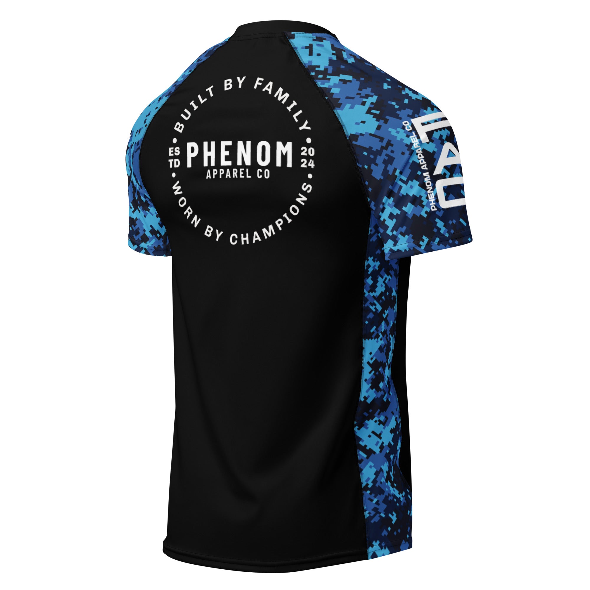 PHENOM FIGHTWEAR – PIXEL STATIC - Rash Guard