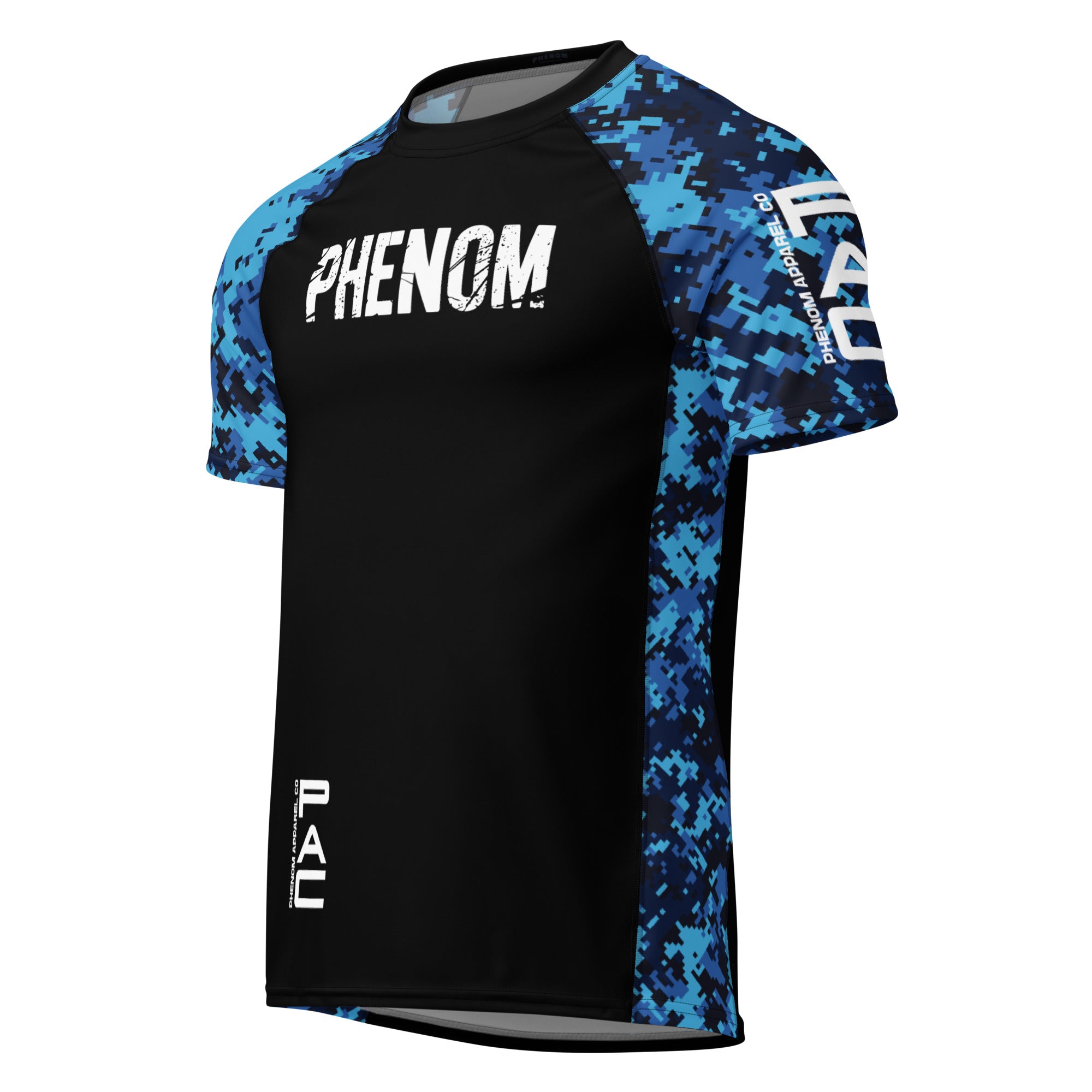PHENOM FIGHTWEAR – PIXEL STATIC - Rash Guard