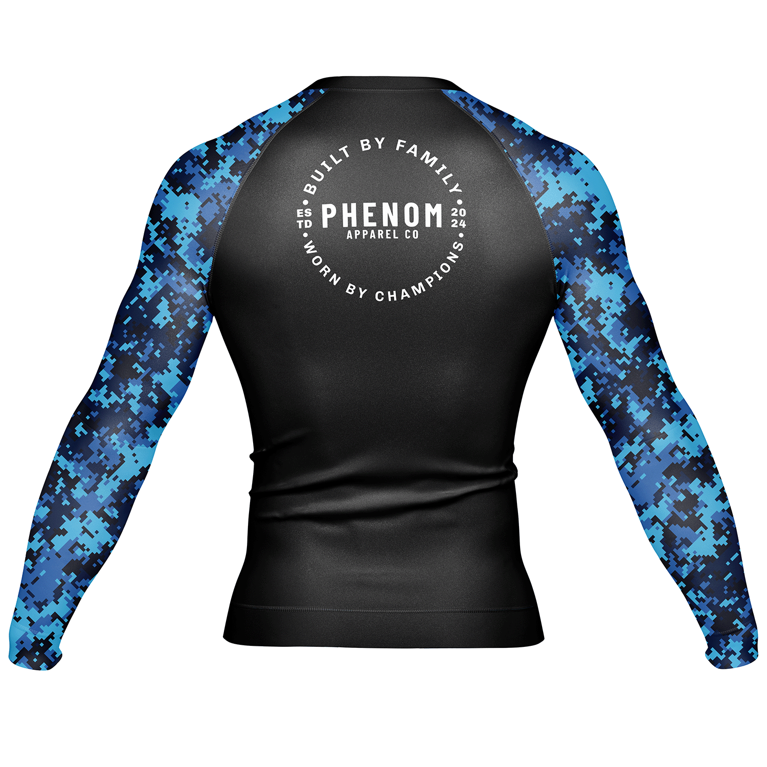 PHENOM FIGHTWEAR - PIXEL STATIC - Long Sleeve Rash Guard