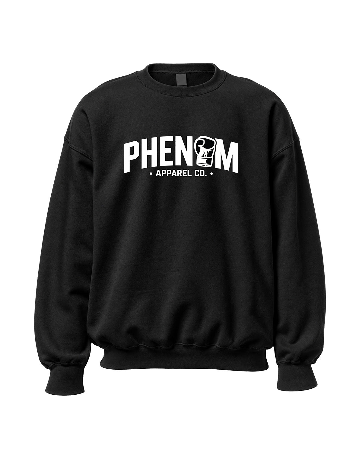 boxing-theme-sweatshirt-black-front