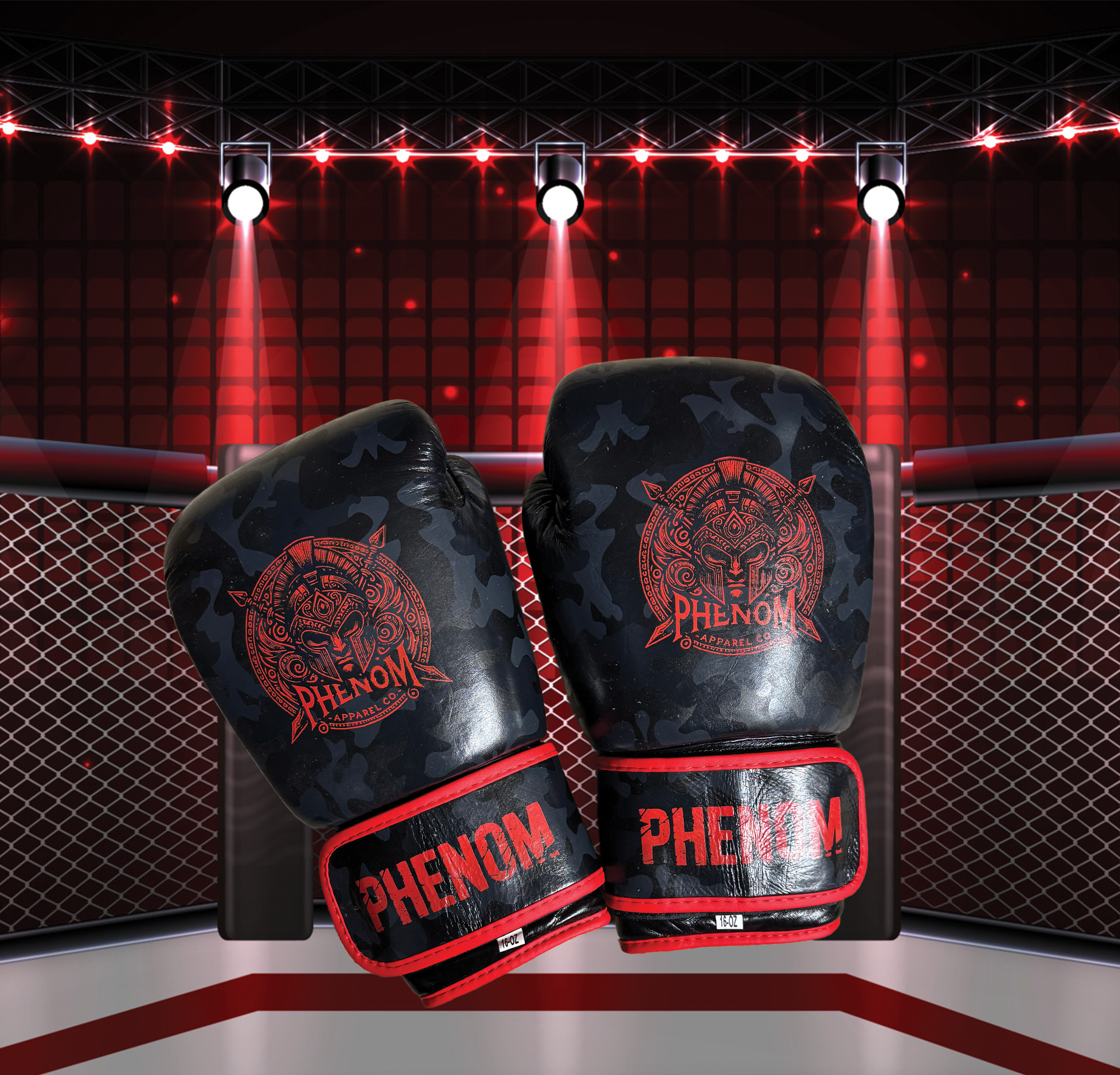 PHENOM - Premium Leather Boxing Gloves