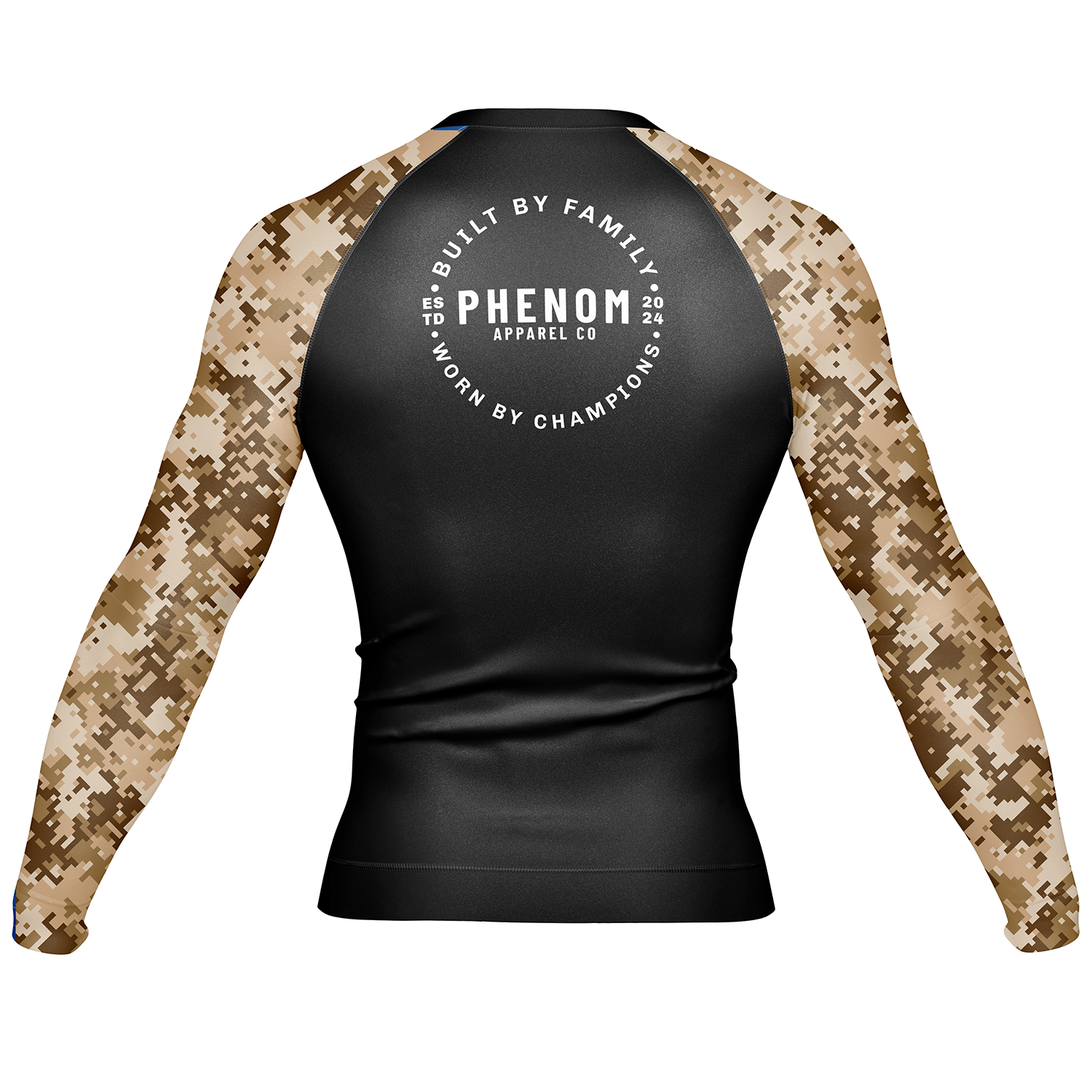 PHENOM FIGHTWEAR - PIXEL STATIC - Long Sleeve Rash Guard