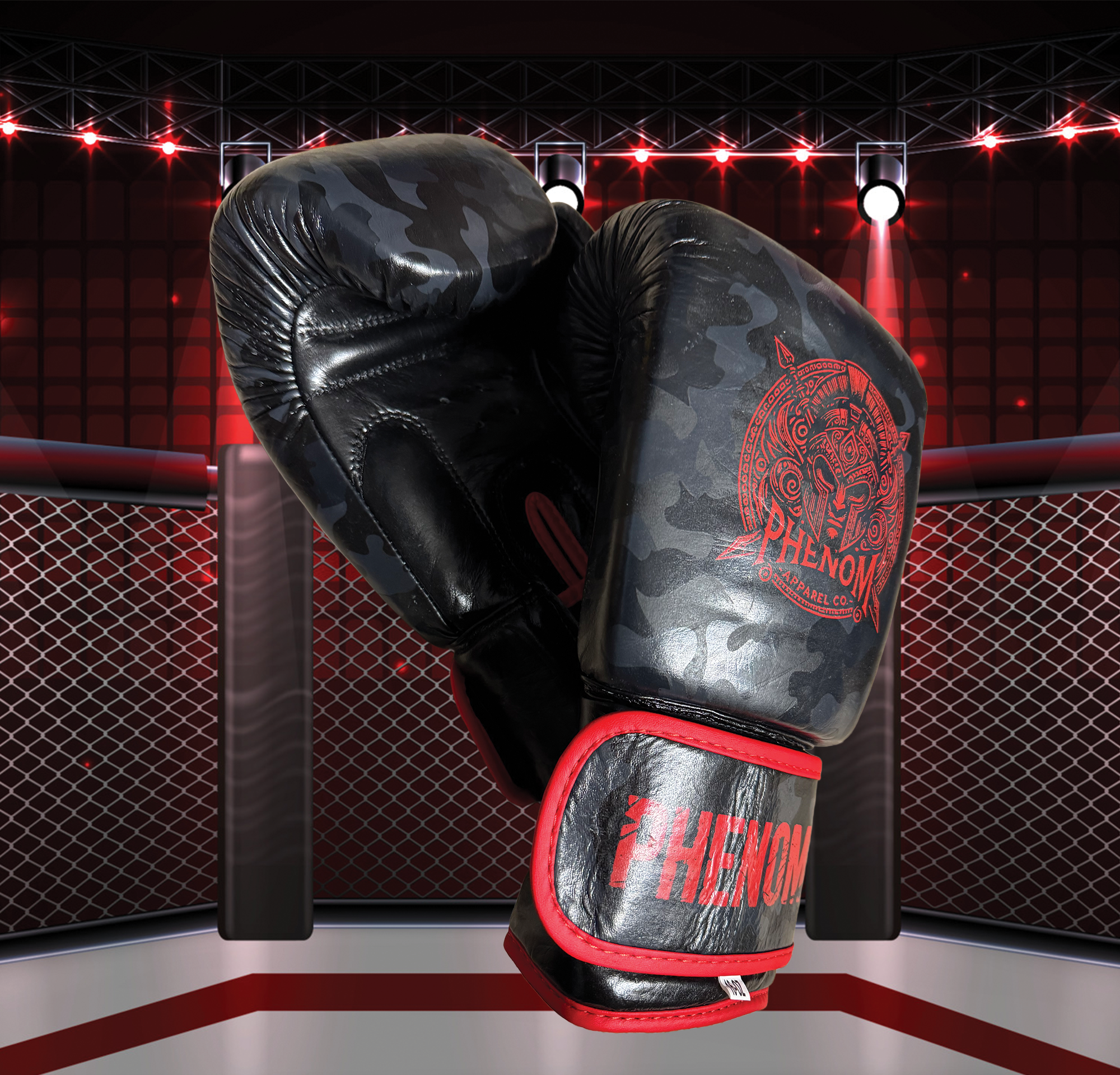 PHENOM - Premium Leather Boxing Gloves