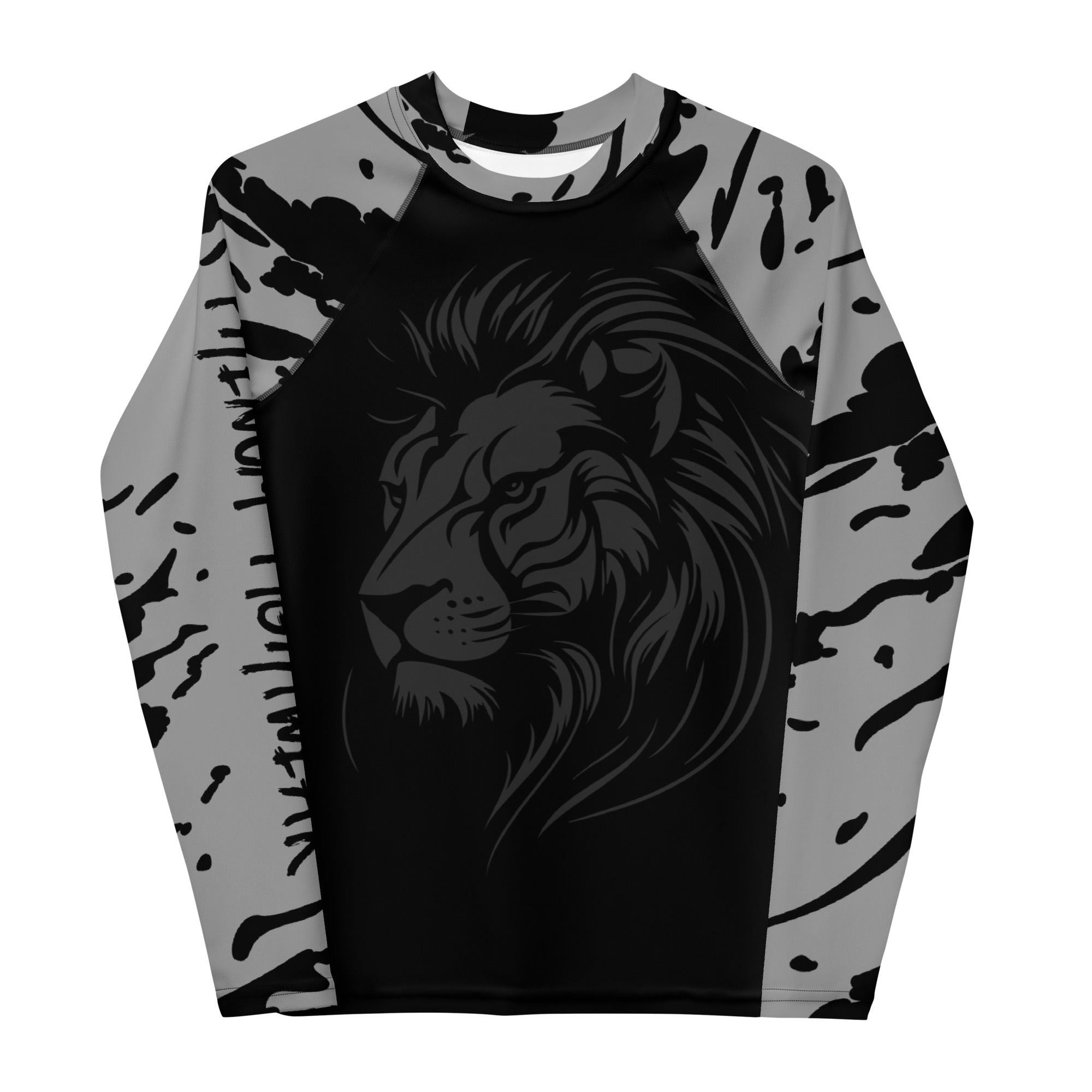 long sleeve rash guard youth grey