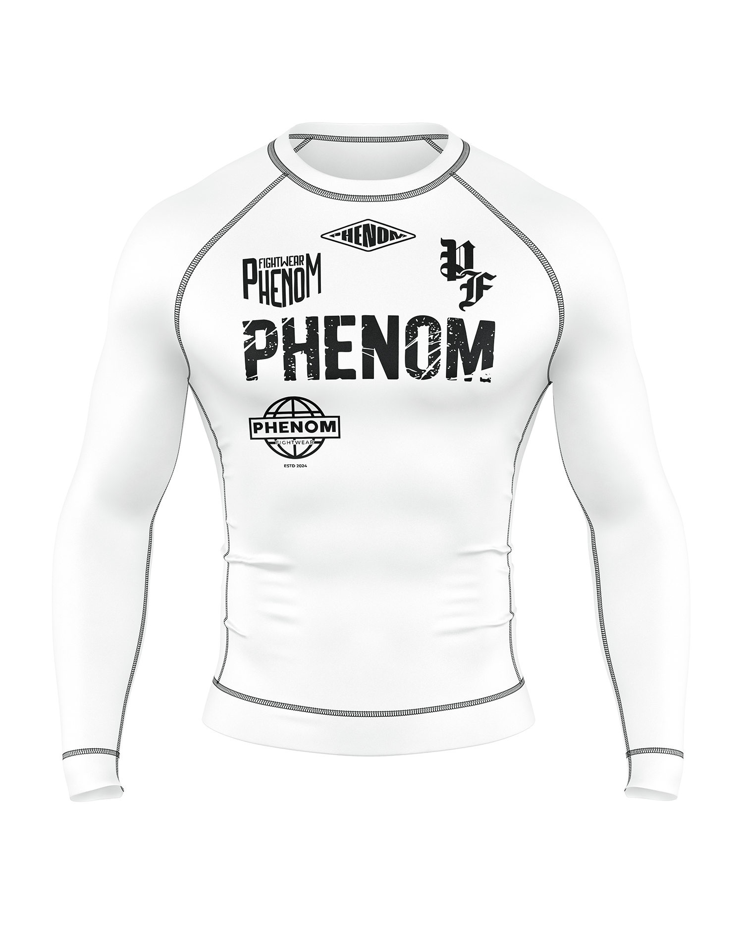 PHENOM FIGHTWEAR - APEX COMPETITOR - Long Sleeve Rash Guard