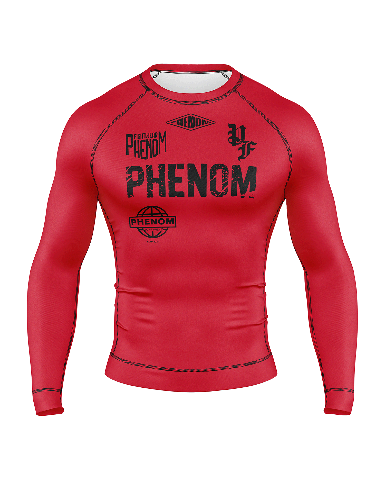 PHENOM FIGHTWEAR - APEX COMPETITOR - Long Sleeve Rash Guard