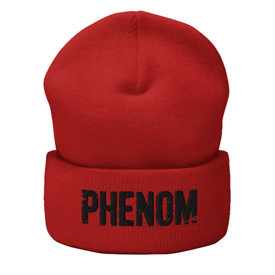phenom-embroidered-beanie-logo-red