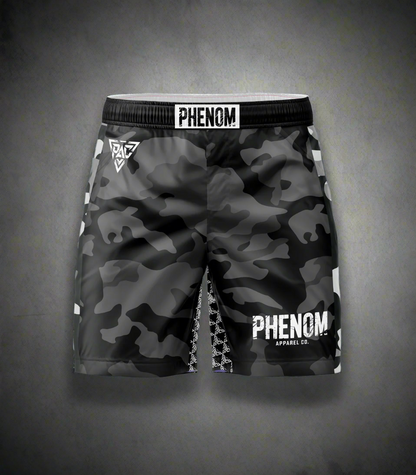 phenom-youth-grappling-shorts-grey-white-camo-series-front-men-women-adult