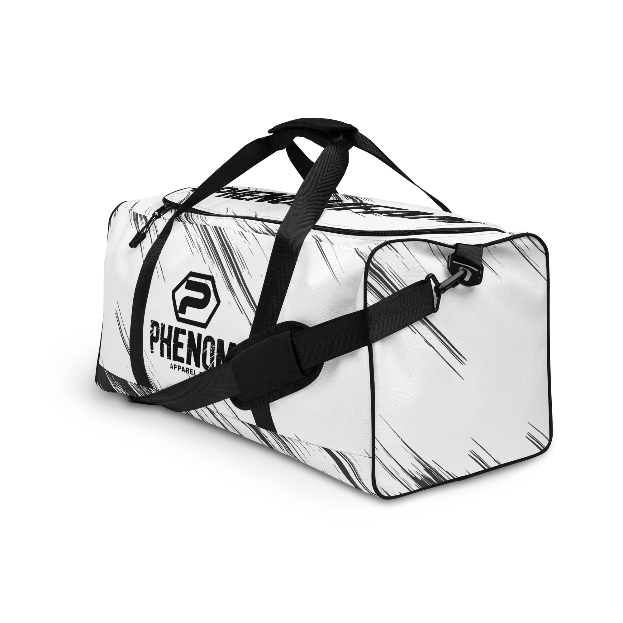 phenom_duffle-bag-white-right-front angle