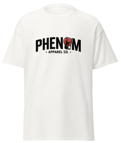 phenomboxinggraphiclogoteefrontwhite