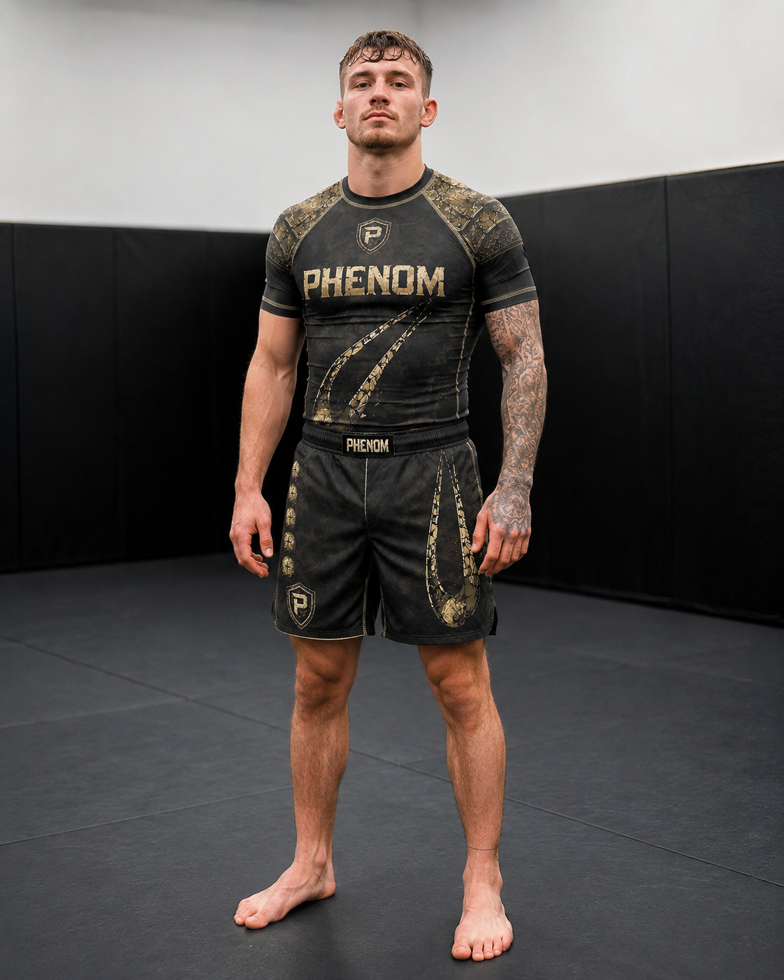 **PRE-ORDER-PHENOM FIGHT WEAR – Giant Slayer - Limited Drop – Grappling Shorts