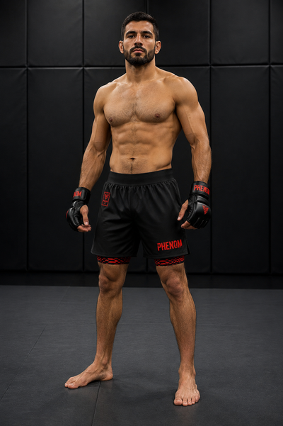 PHENOM SERPENT SCALES 2 in 1 Hybrid Shorts Grappling Shorts, front product view