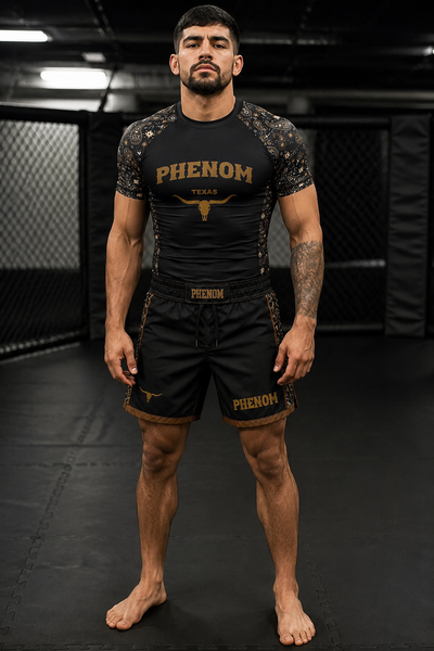 PHENOM Texas Collection BJJ Rash Guard, front product view