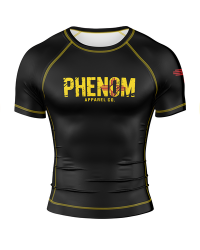 PHENOM New Mexico Pride Drop BJJ Rash Guard, alternate view 2
