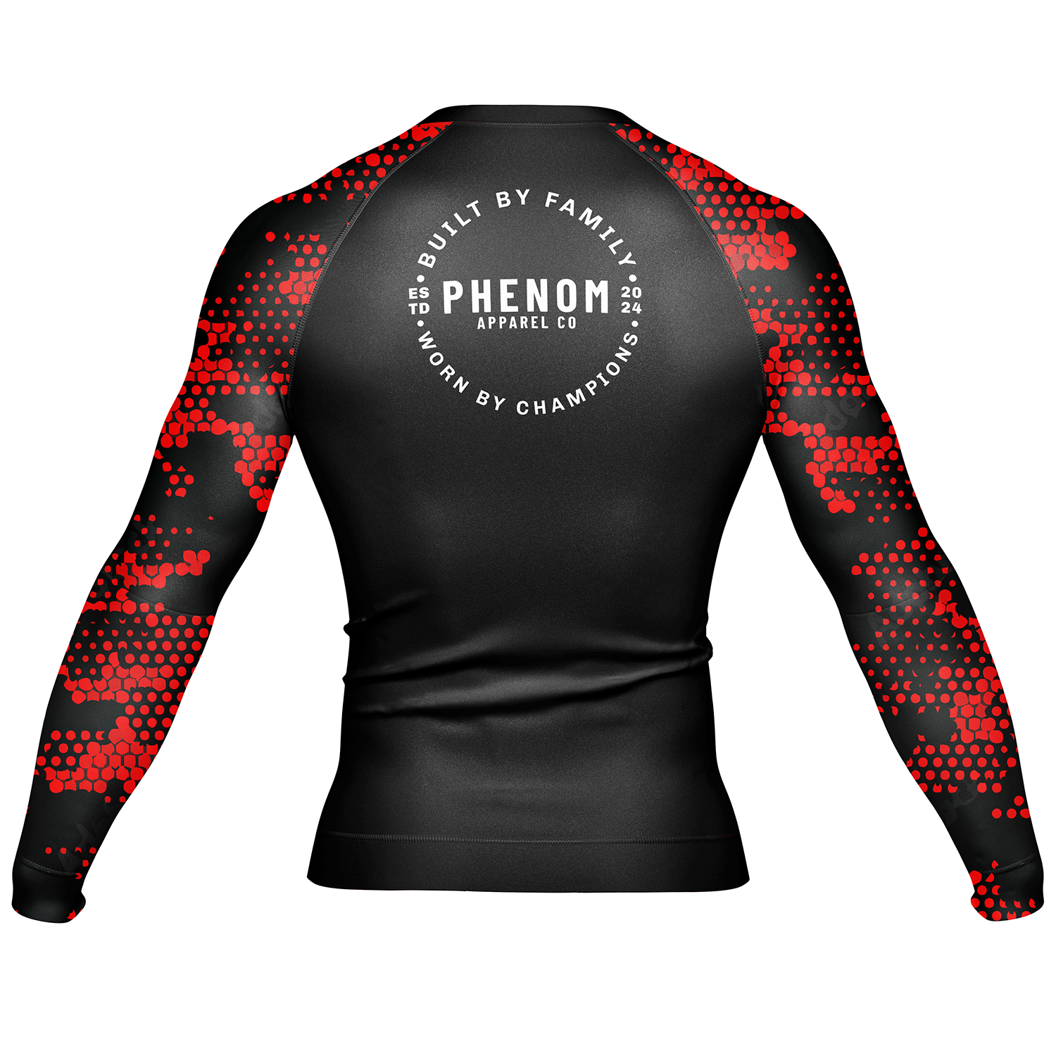 PHENOM FIGHTWEAR - PIXEL STATIC - Long Sleeve Rash Guard