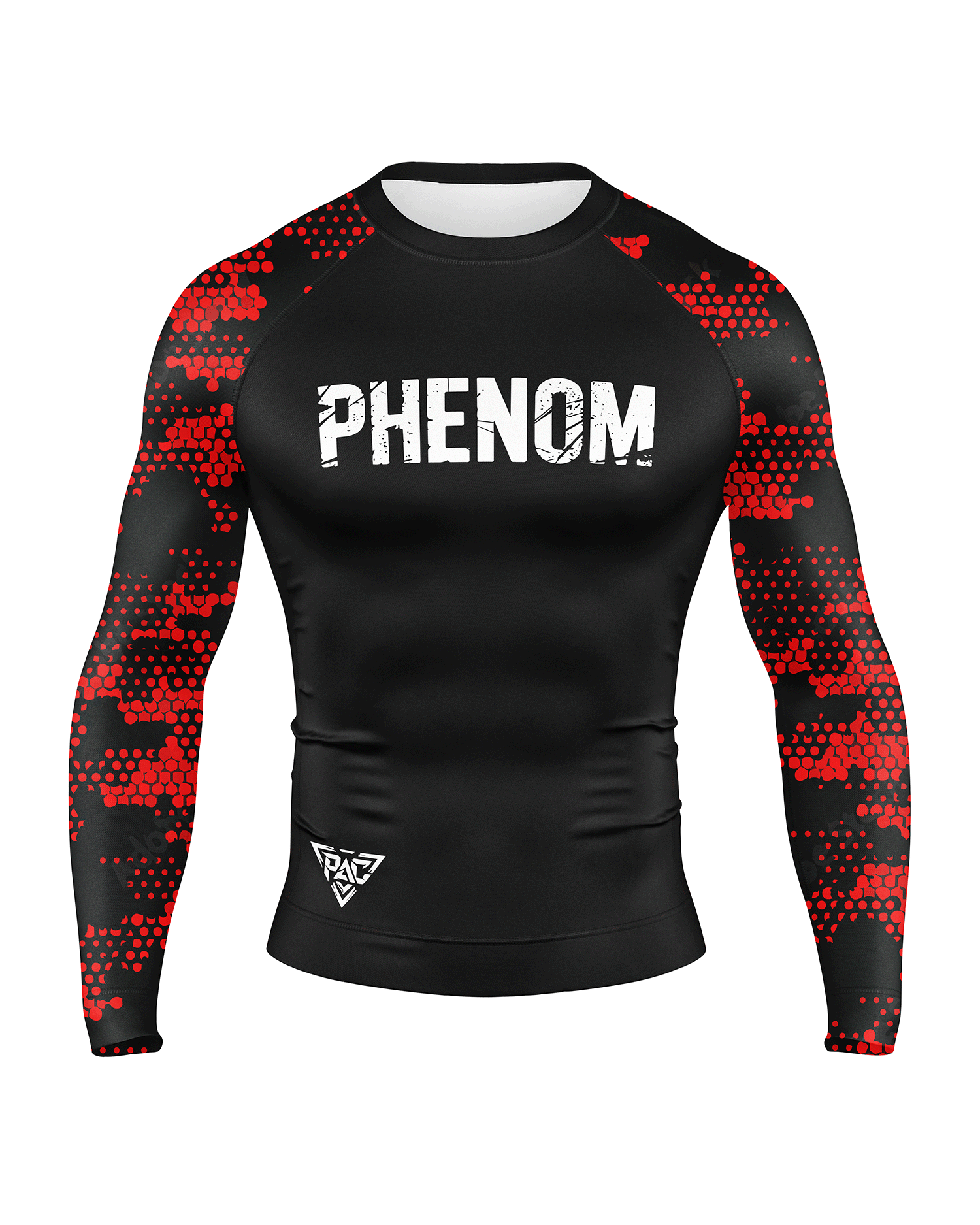 PHENOM FIGHTWEAR - PIXEL STATIC - Long Sleeve Rash Guard