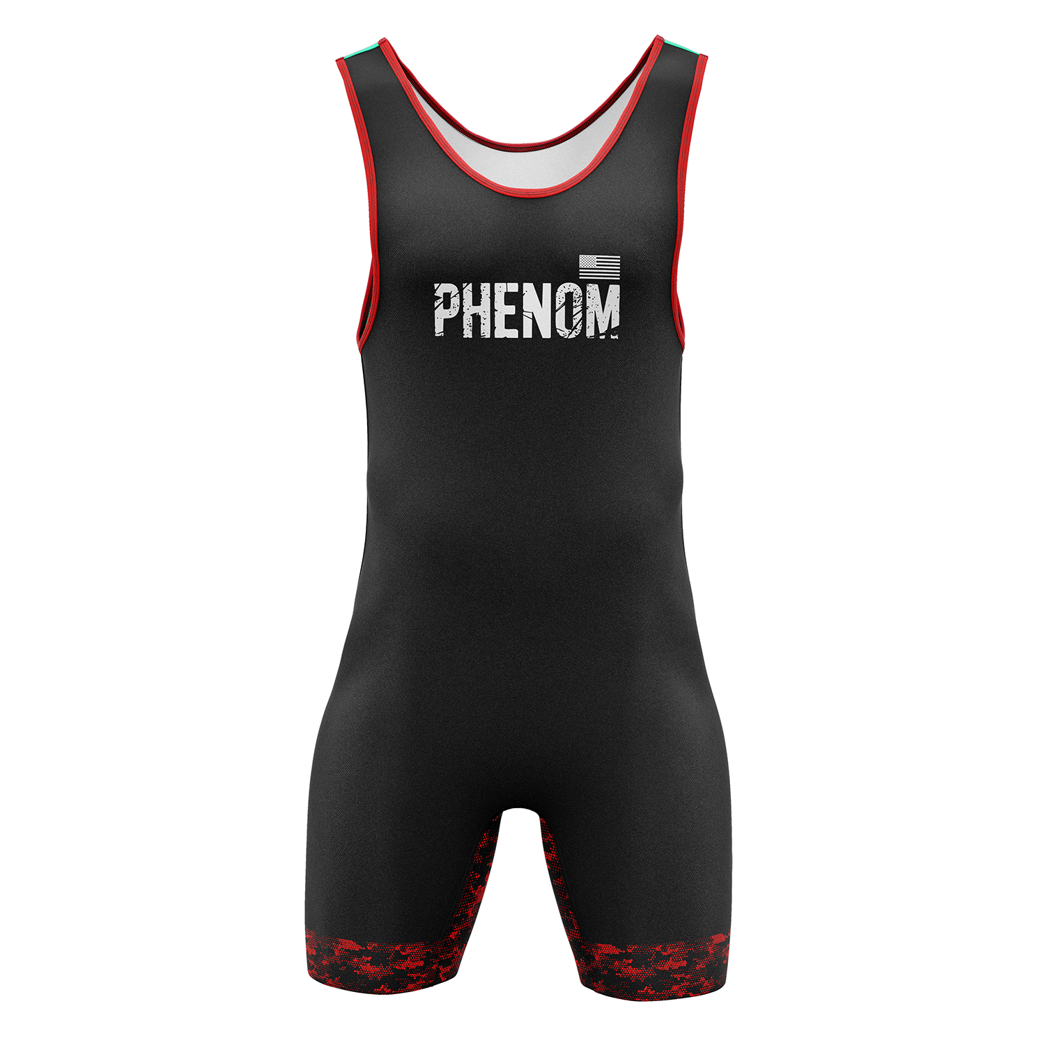 PHENOM FIGHTWEAR - PIXEL STATIC - Men's Singlet - [BWI]