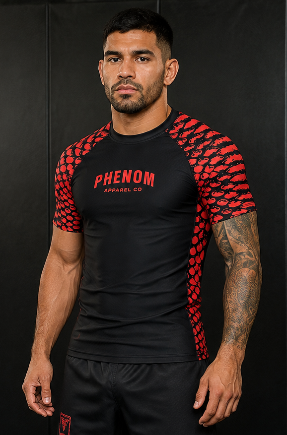 PHENOM FIGHTWEAR – Serpent Scales Rash Guard