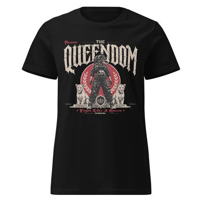 PHENOM War Queen Collection The Queendom Fitted Women's Fitted T-Shirt, front product view