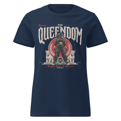 PHENOM War Queen Collection The Queendom Fitted Women's Fitted T-Shirt, alternate view 3