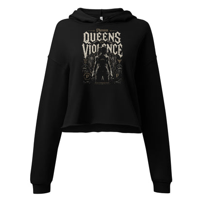 PHENOM - QUEENS OF VIOLENCE - Crop Hoodie